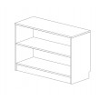 Credenza Open Shelves